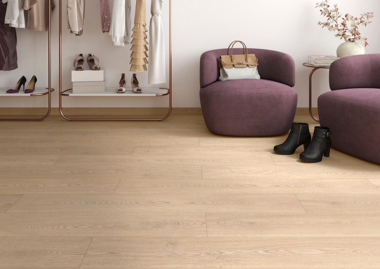 Suelo laminado extrem CANGAS resistente al agua 100h 10mm espesor AC5 ARTENS NAT325 - 2