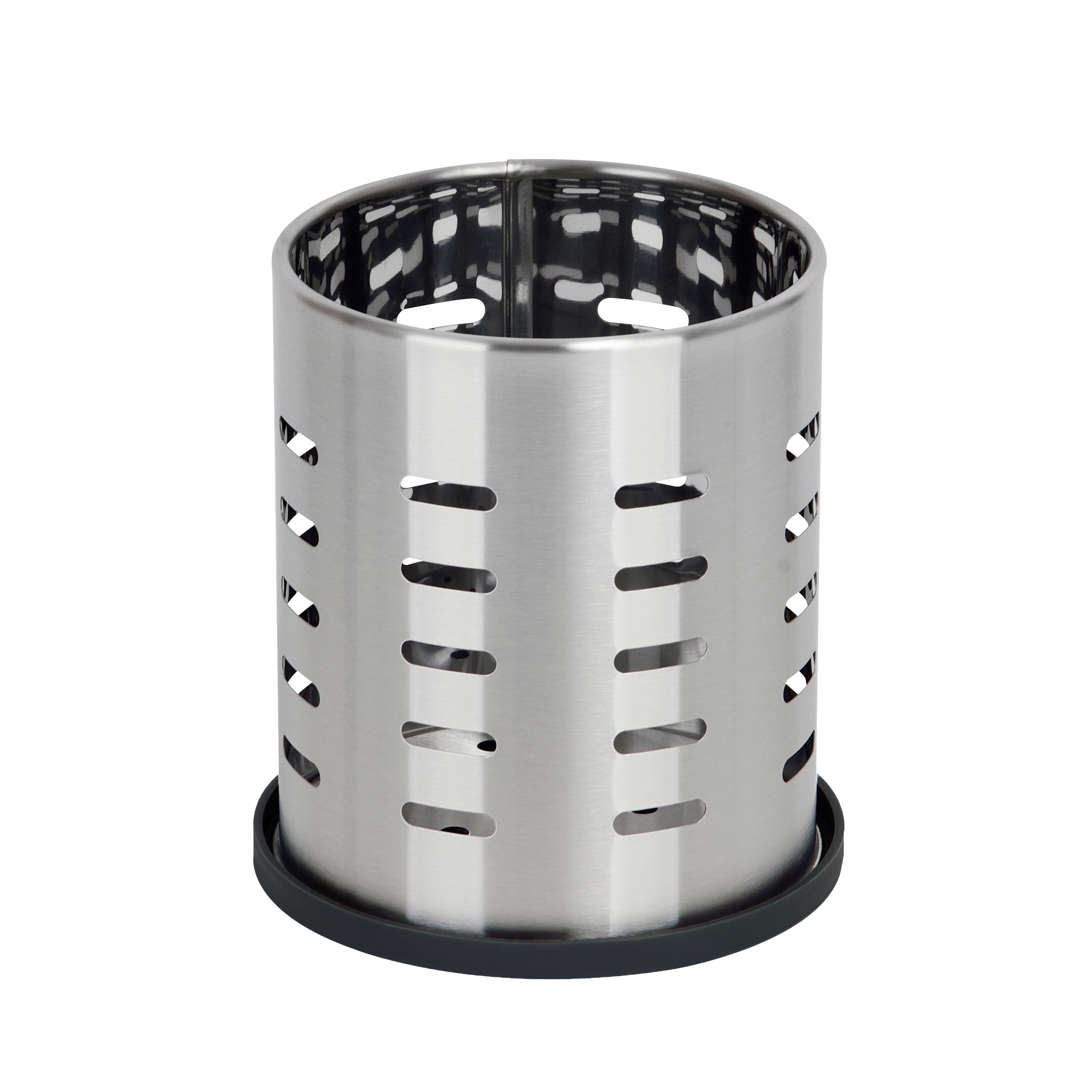 Recipiente portacubiertos inox satinado