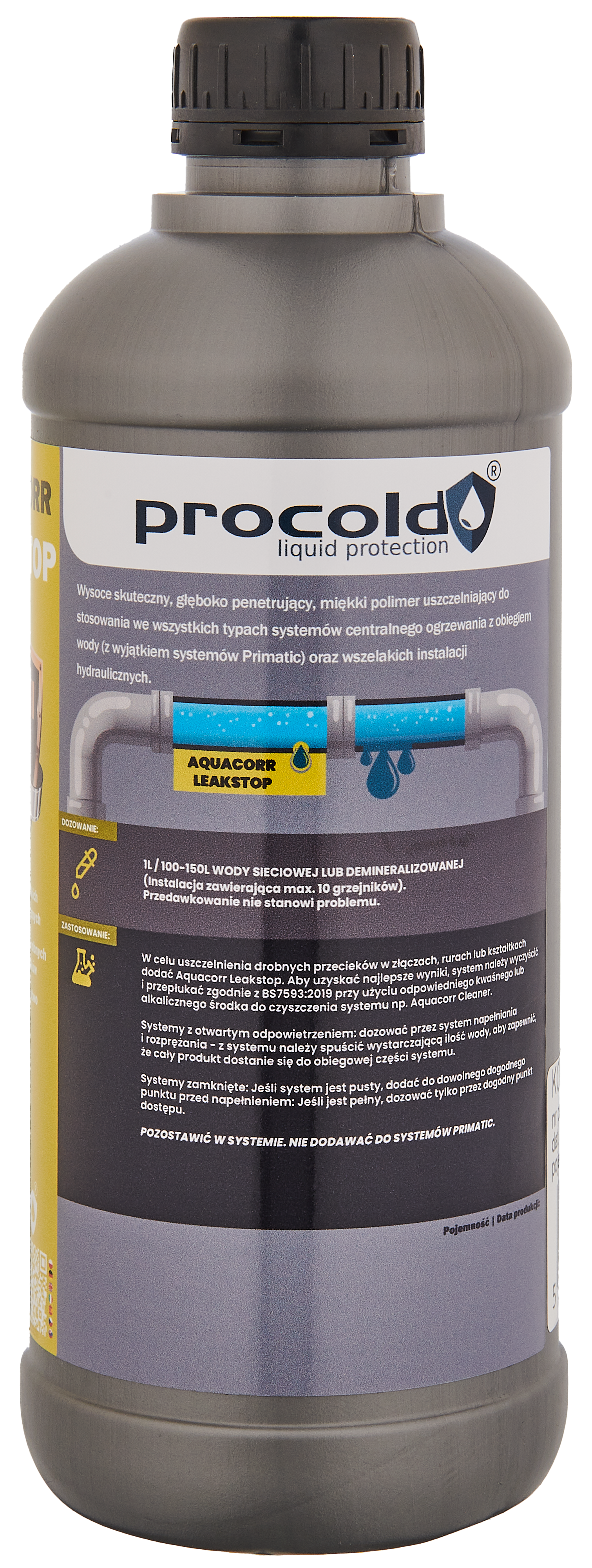 Środek uszczelniający do instalacji AQUACORR LEAKSTOP 1L