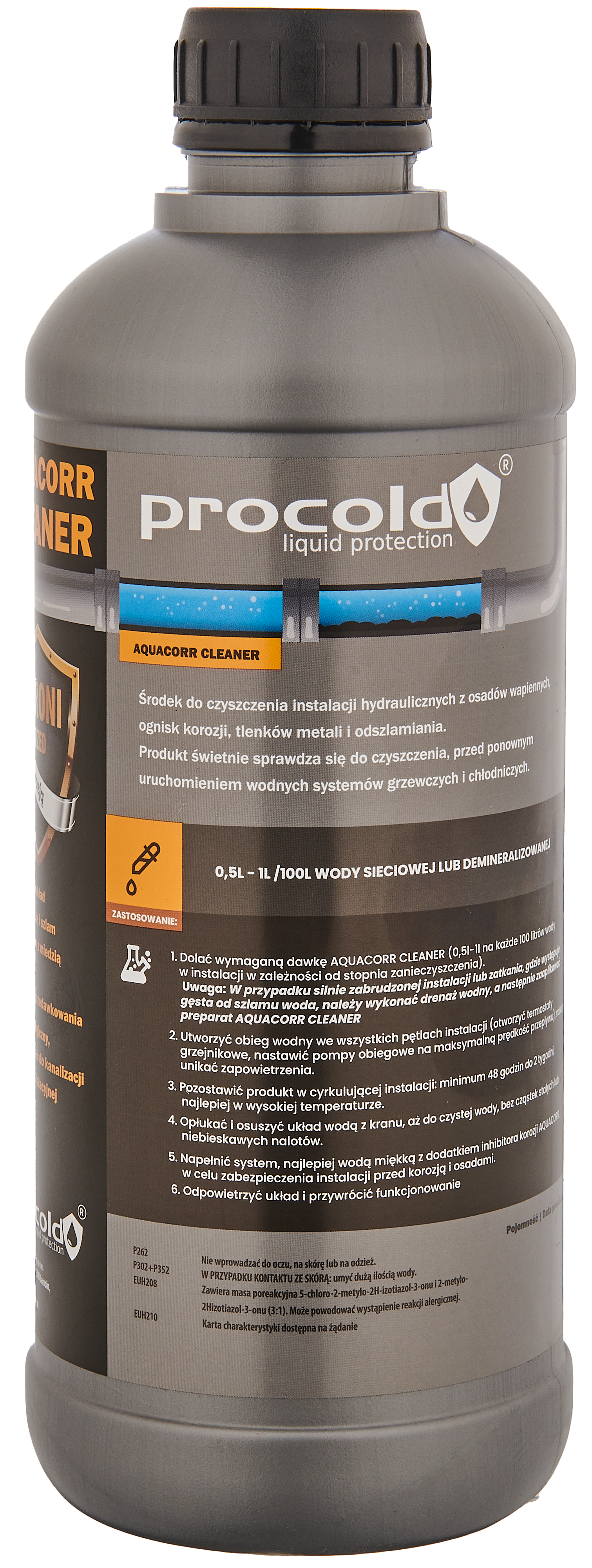 Środek czyszczący do instalacji wodnych AQUACORR CLEANER 1L