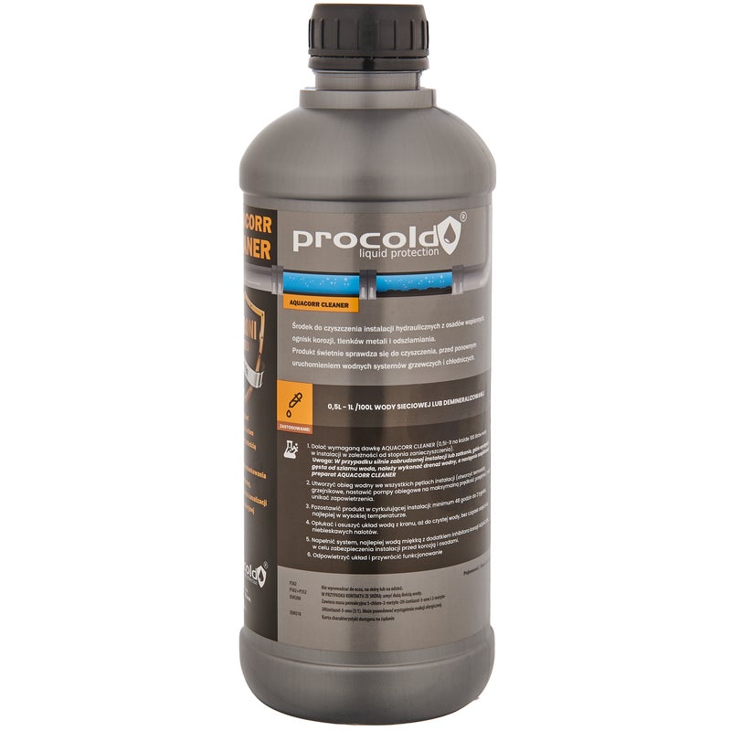 Środek czyszczący do instalacji wodnych AQUACORR CLEANER 1L