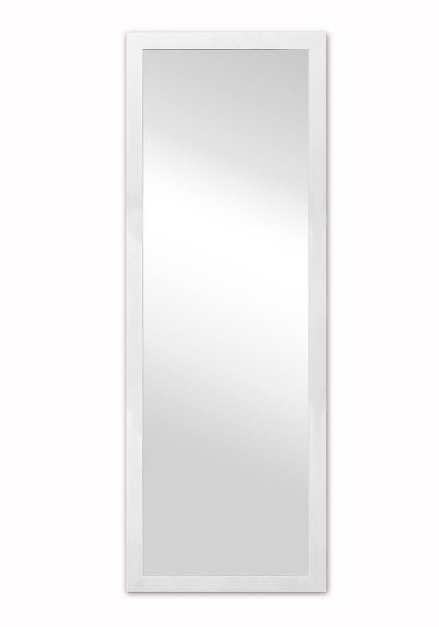 Specchio MIA rettangolare in legno bianco 40 x 140 cm