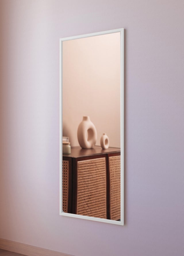Specchio MILANO rettangolare in legno bianco 70 x 180 cm