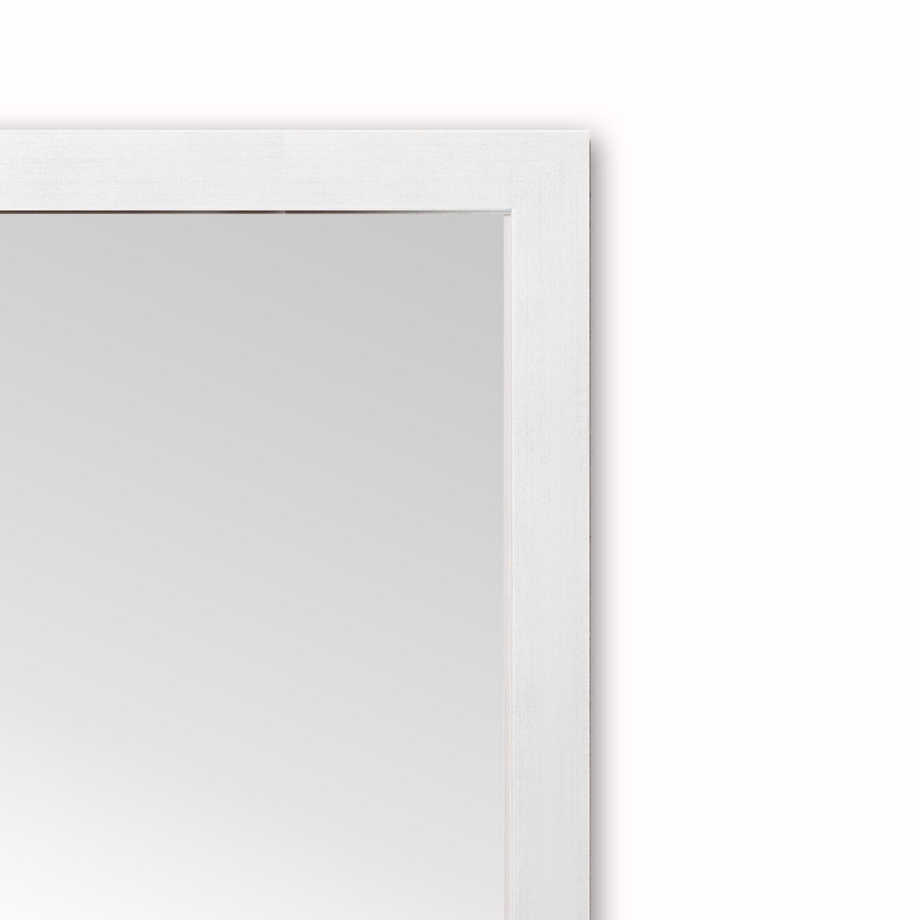 Specchio MIA rettangolare in legno bianco 40 x 140 cm - 2