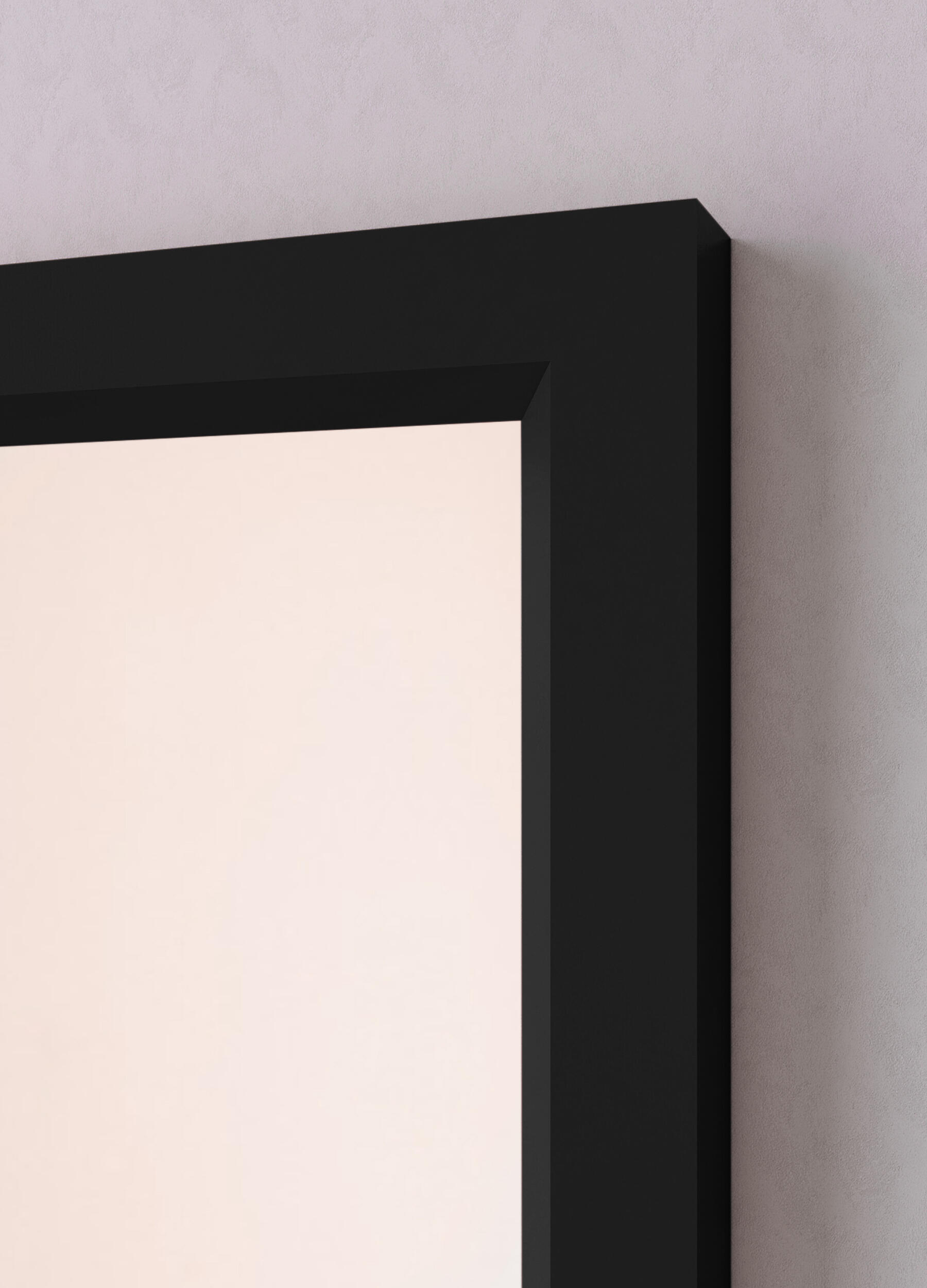 Specchio MILANO rettangolare in legno nero 70 x 180 cm - 3