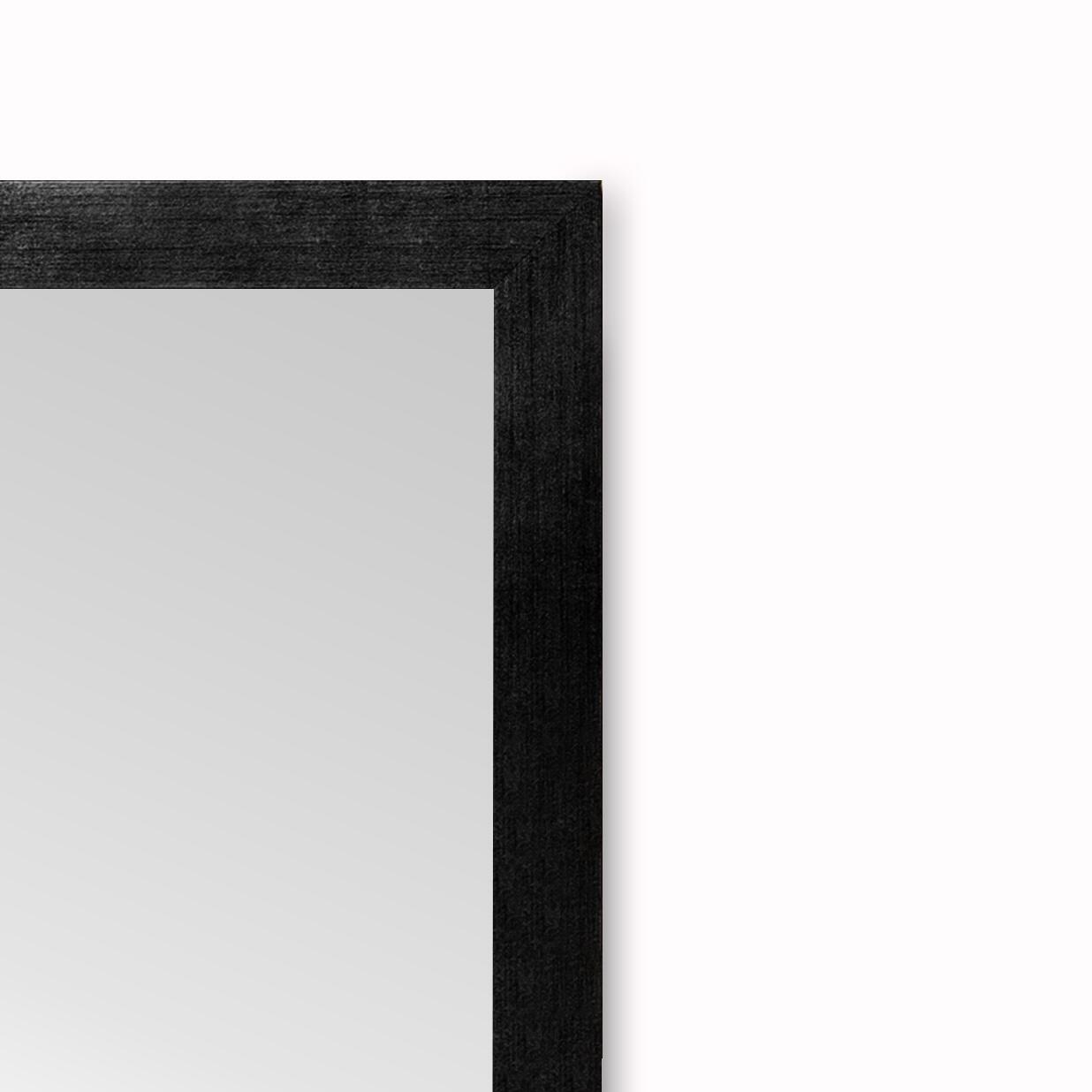 Specchio MIA rettangolare in legno nero 40 x 140 cm - 3