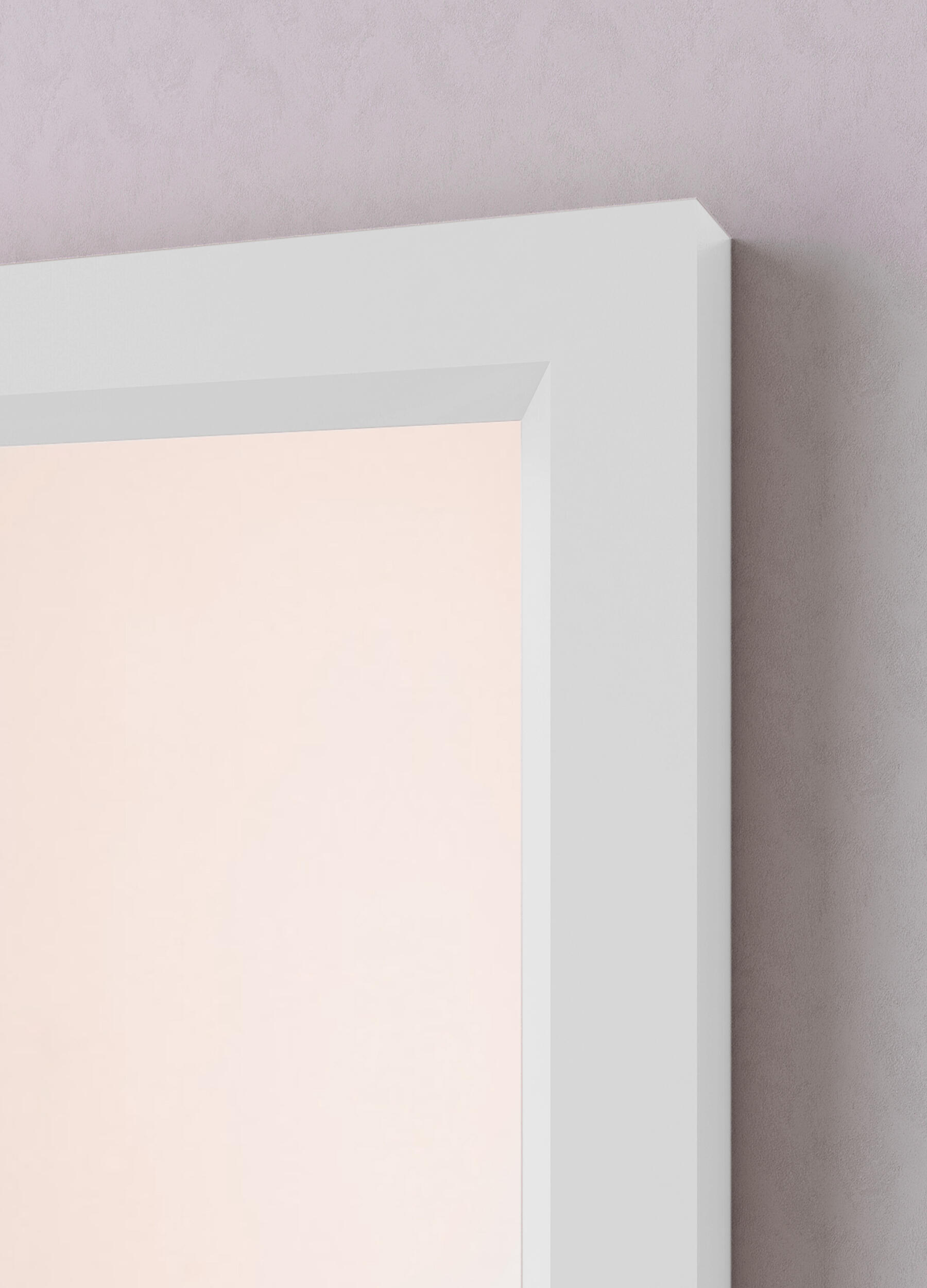 Specchio MILANO rettangolare in legno bianco 70 x 180 cm - 3