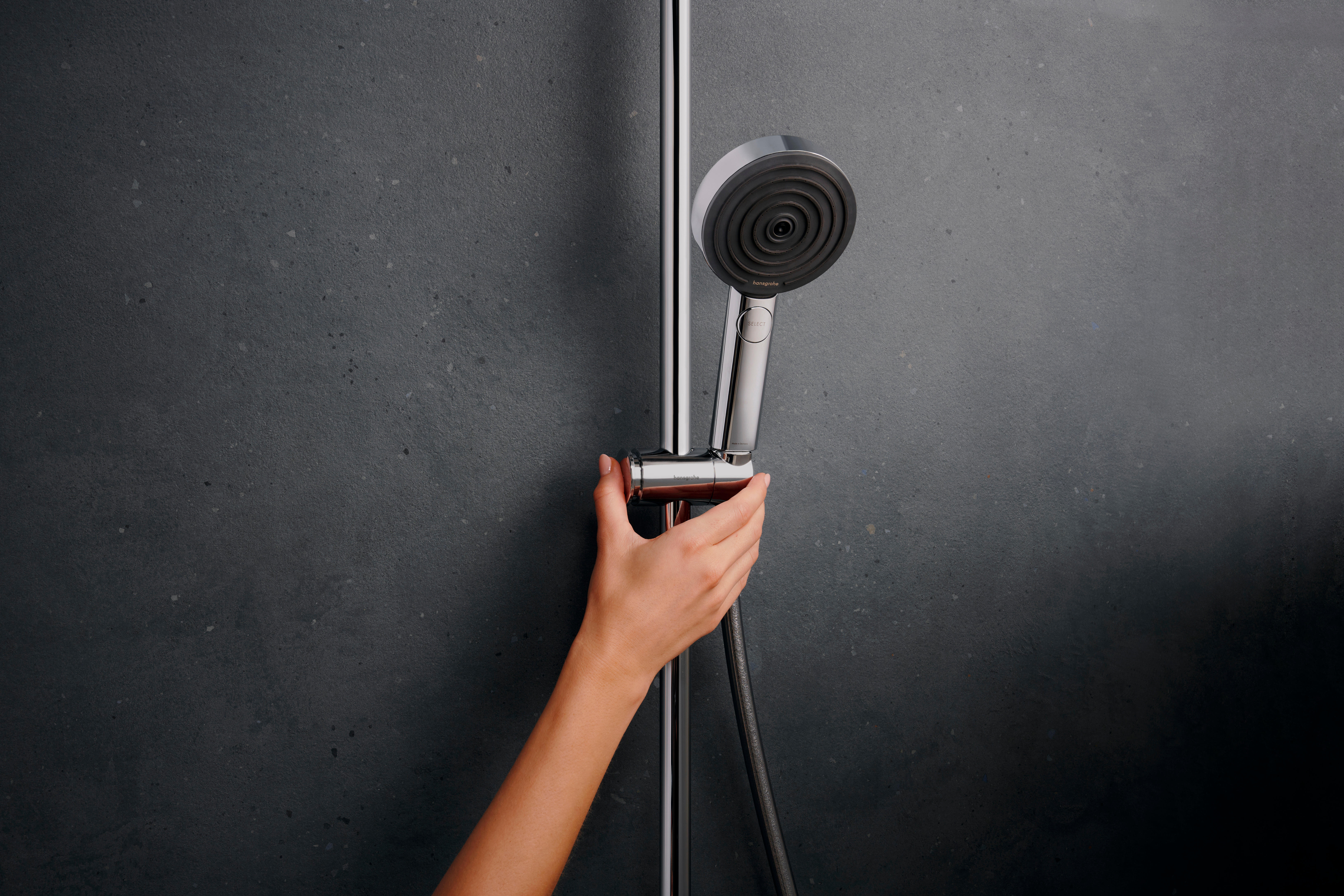 Colonne de douche thermostatique 3 jet(s) chrome Pulsify puro HANSGROHE - 7