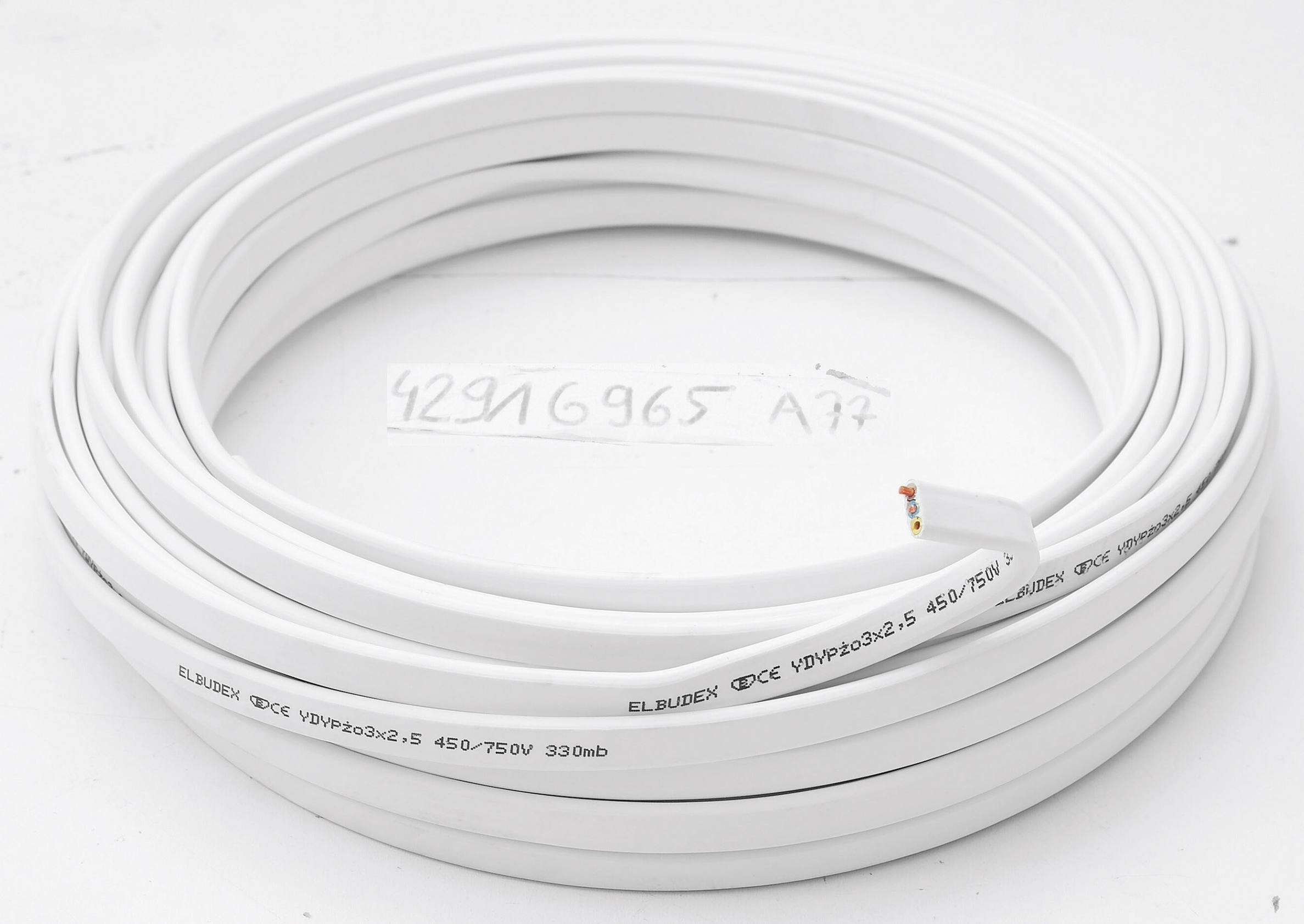 Przewód elektryczny YDYP 3 X 1.5 450 / 750V 25 metrów AKS ZIELONKA - 3
