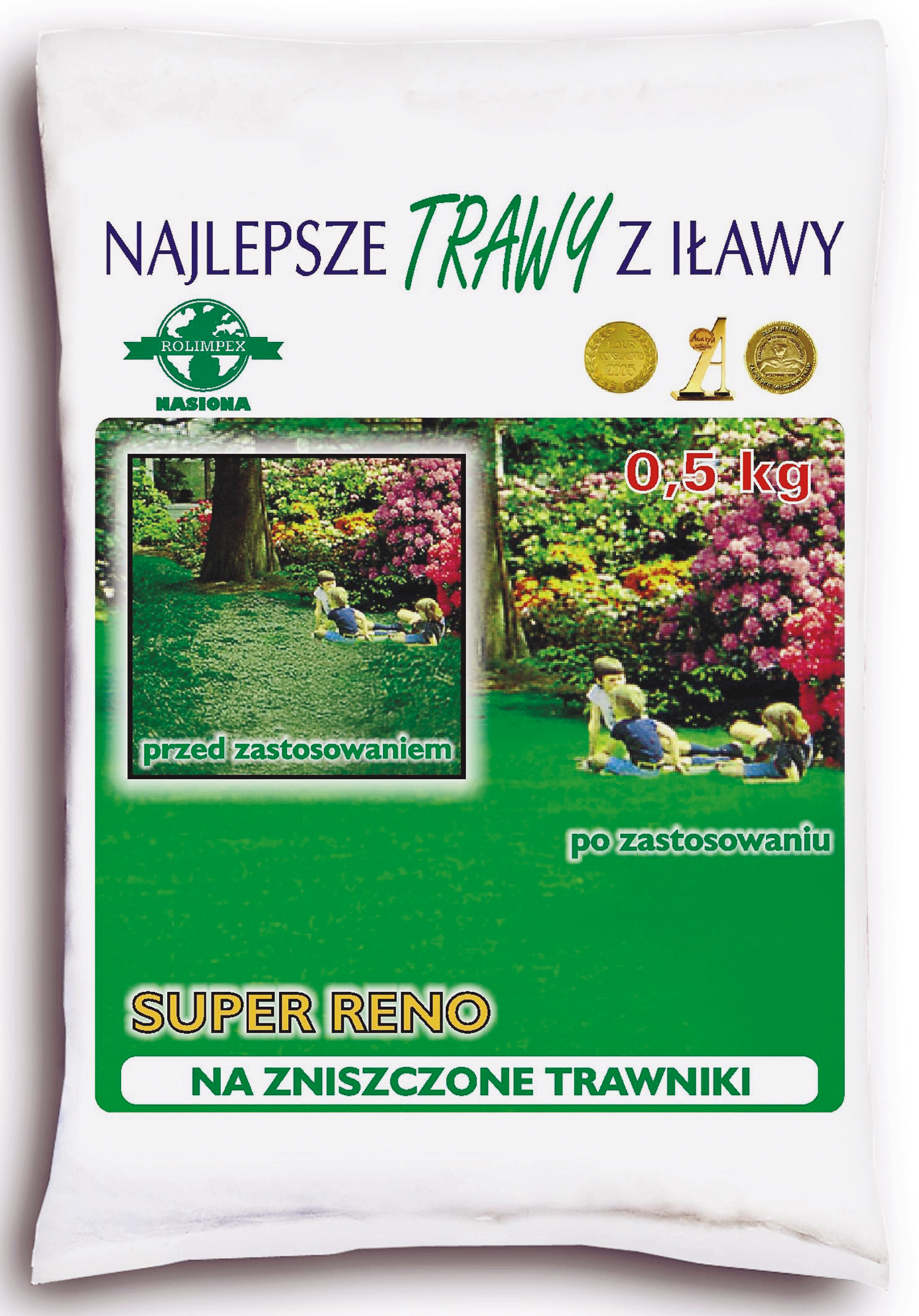 Nasiona trawy renowacyjnej 0.5kg Najlepsze trawy z Iławy - 2