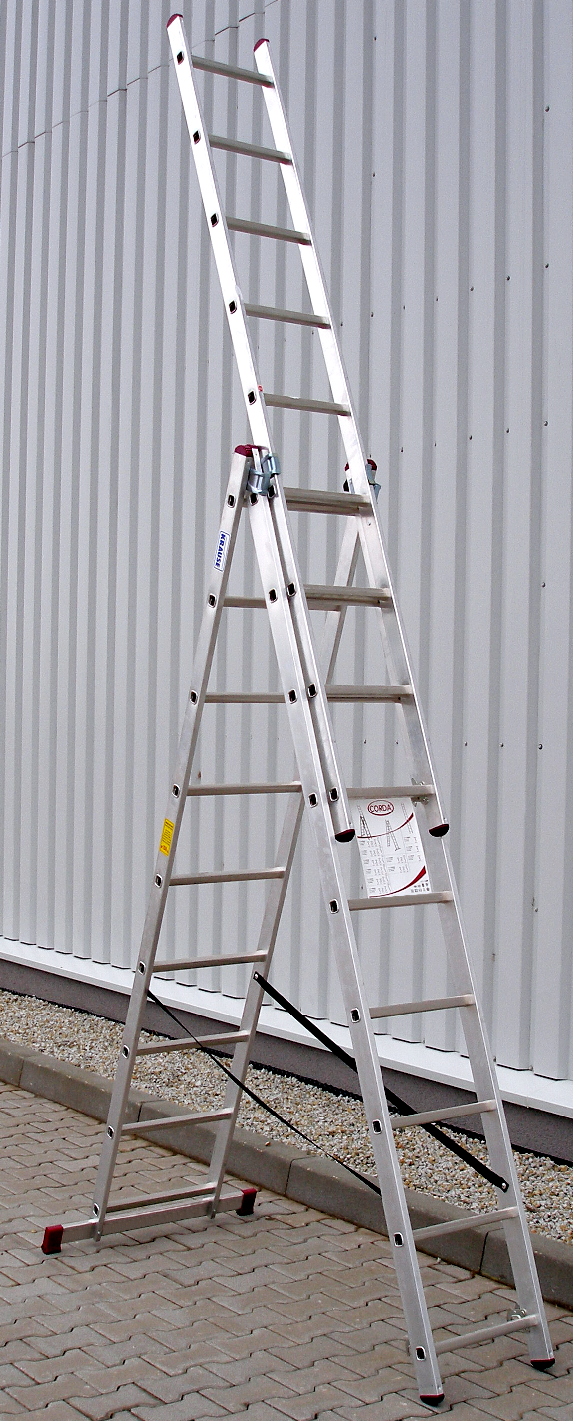 Drabina wielopozycyjna aluminiowa CORDA 3 x 9 KRAUSE - 2