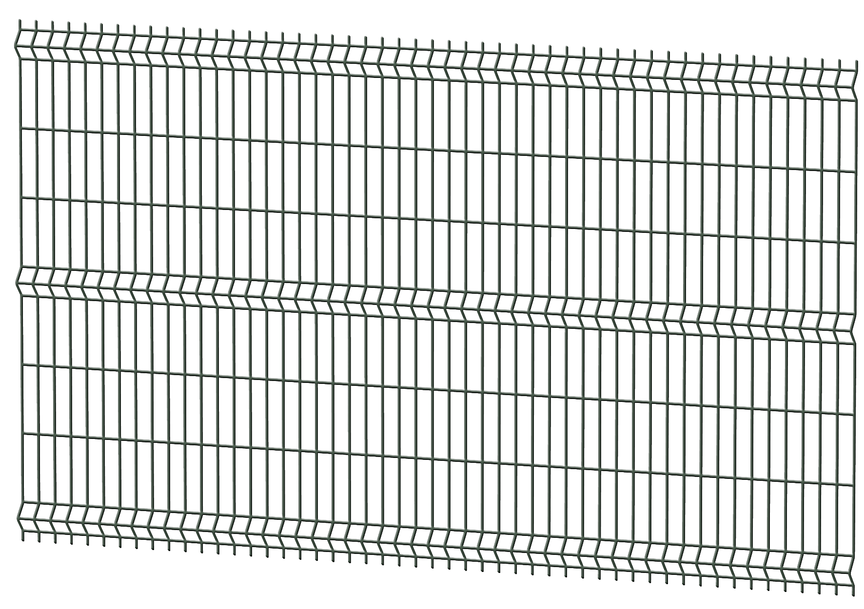 Panel ogrodzeniowy Vera 3D 153x250 cm ocynk Wiśniowski - 3