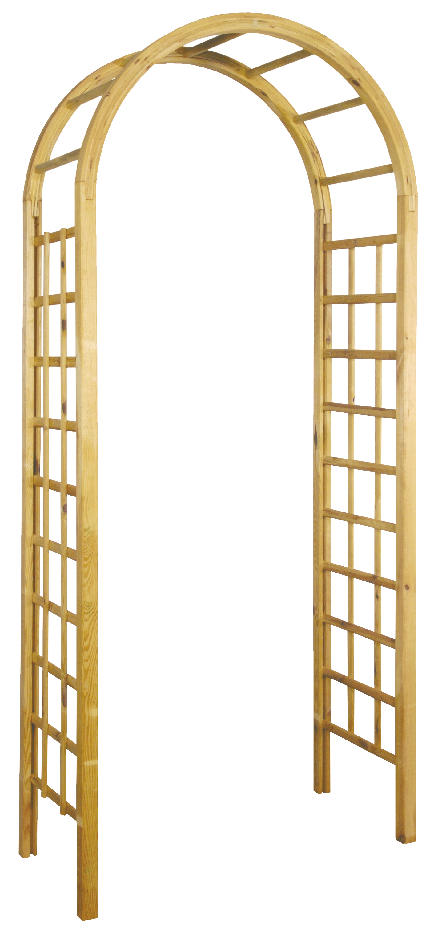 Pergola ogrodowa Róża 90x45x220 cm z łukiem drewniana Sobex - 5