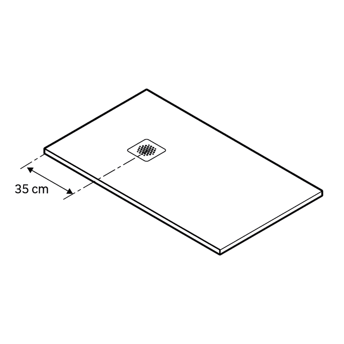 piatto doccia con scarico spaziale remix sensea