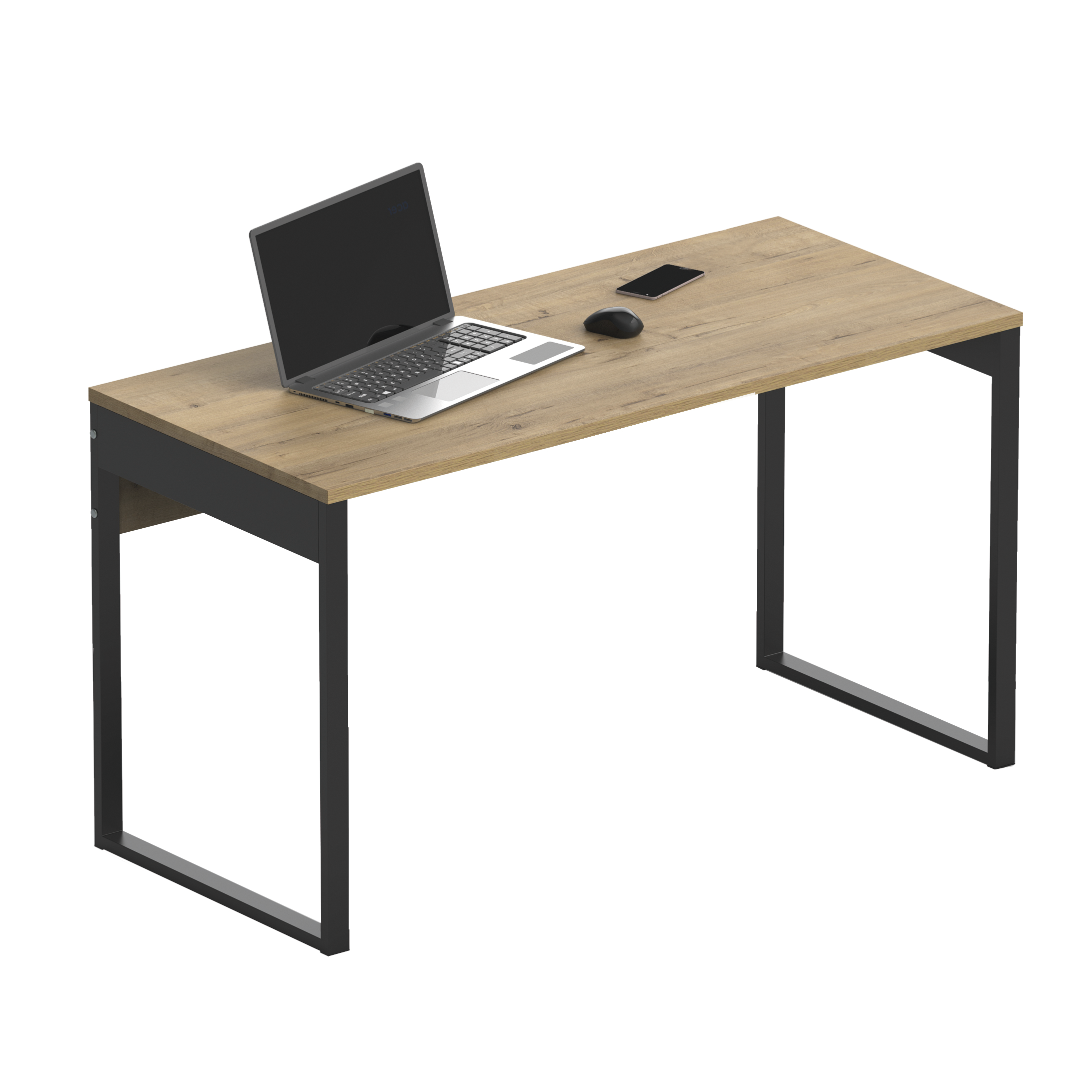 Mesa rectangular en aglomerado de 135 cm
