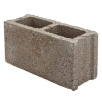 BLOQUE DE HORMIGÓN CARGA GRIS  39X19X19CM - 1