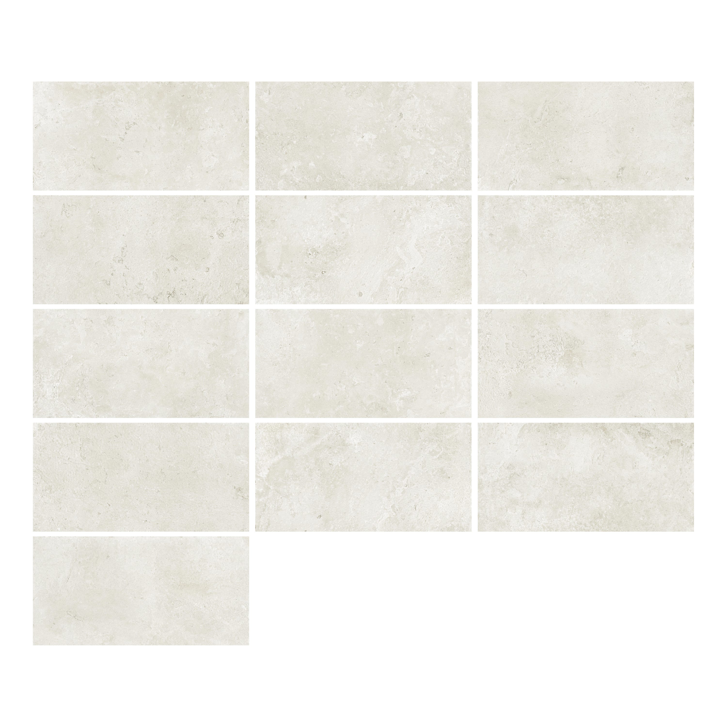 Suelo interior porcelánico Persia efecto piedra perla 60x120 cm C1 ...