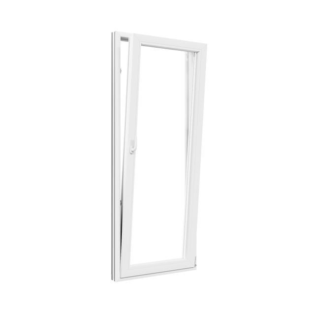 Porta janela de PVC OSCILOBATENTE BRANCO 90X200CM