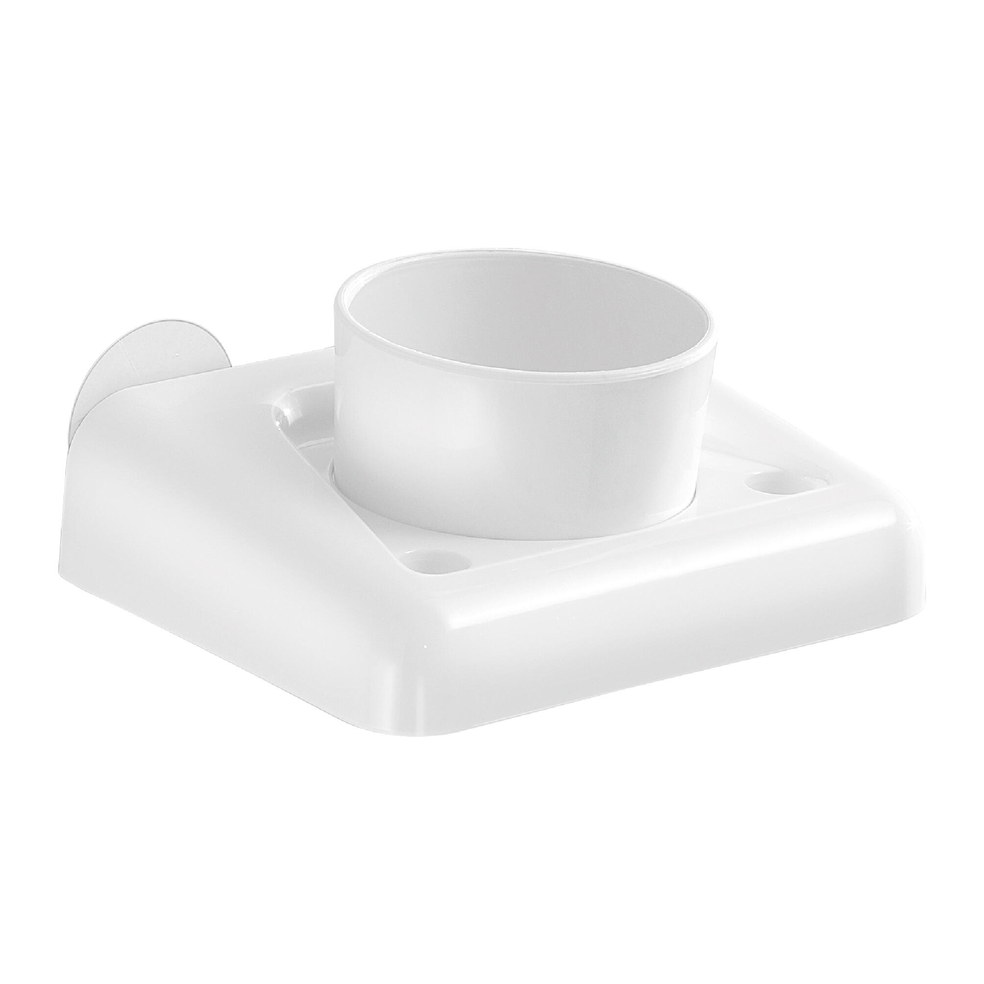 Portacepillos de pared de resina junior blanco