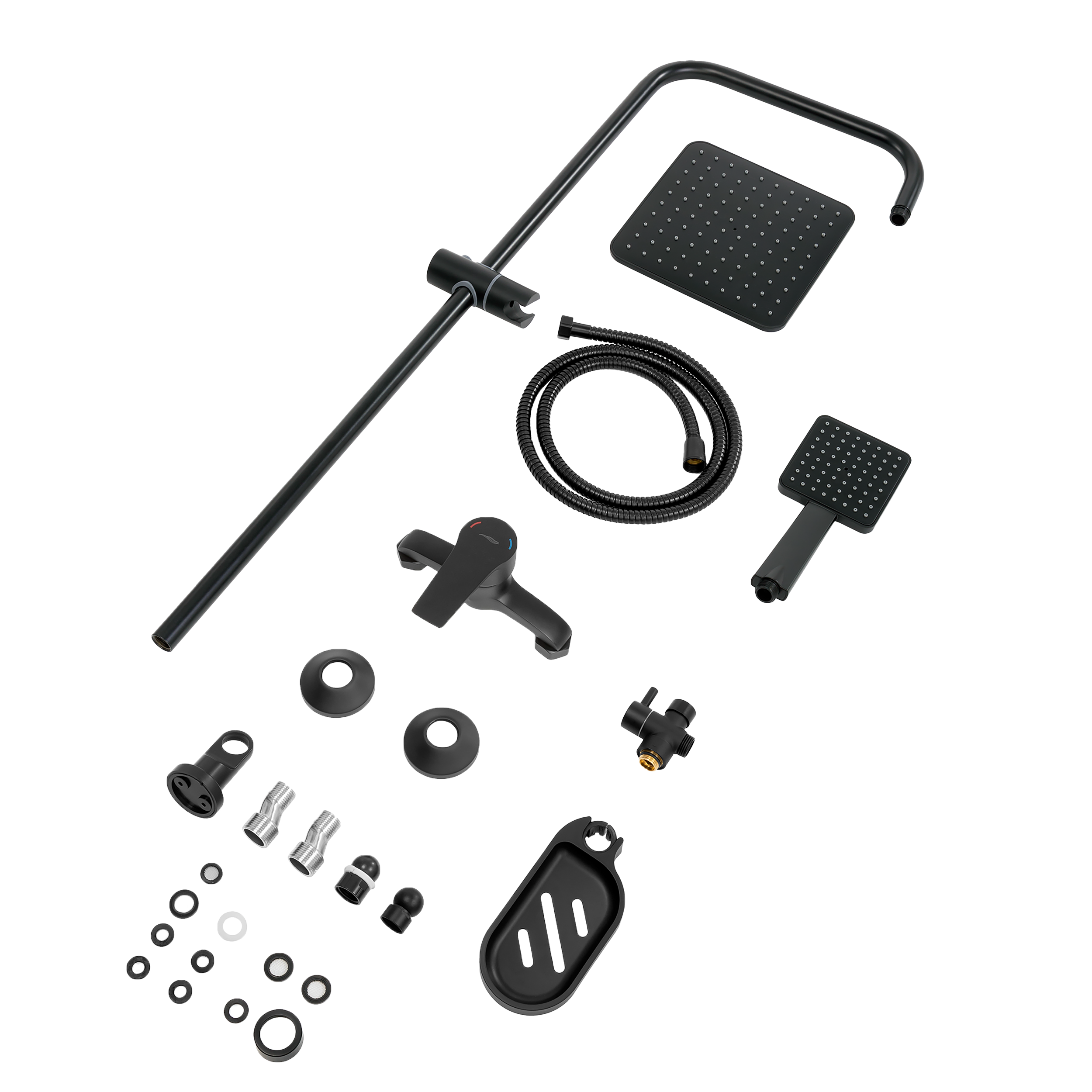 Kolumna prysznicowa z baterią Liza czarna Kuchinox - 3