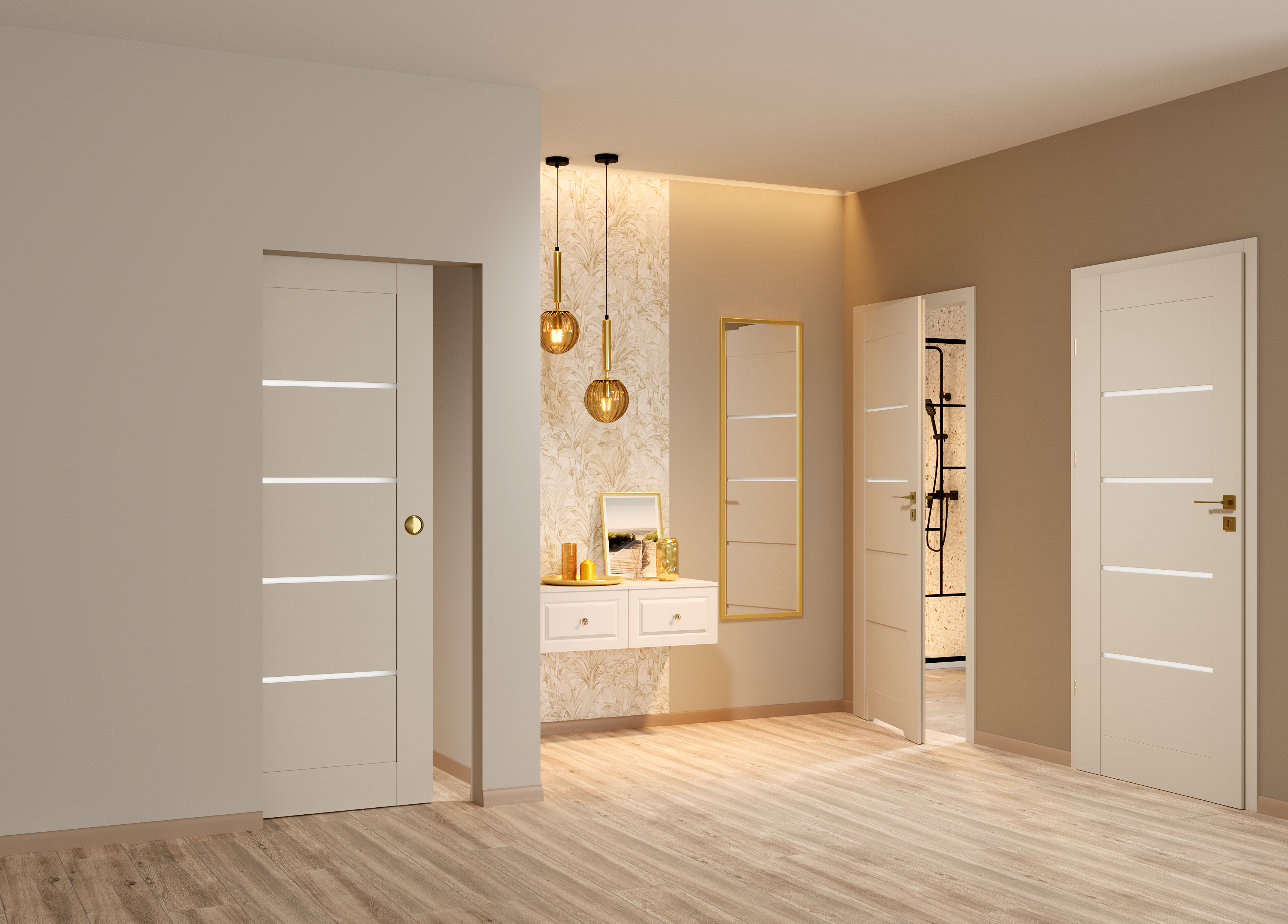 Drzwi wewnętrzne pokojowe Vinci Cashmere 80 prawe Voster - 4