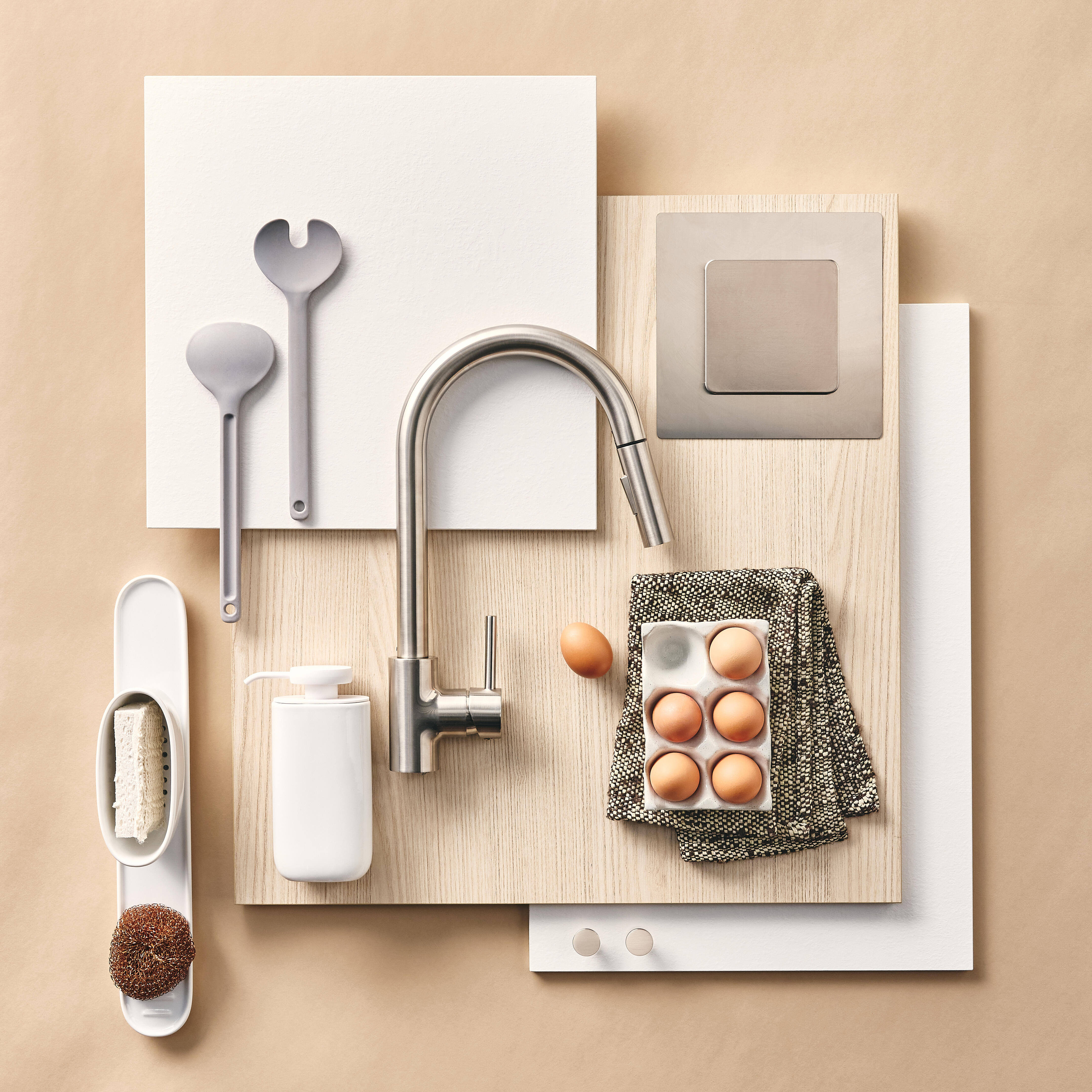 Porta de cozinha Delinia Hudson 30x77  carvalho claro - 8