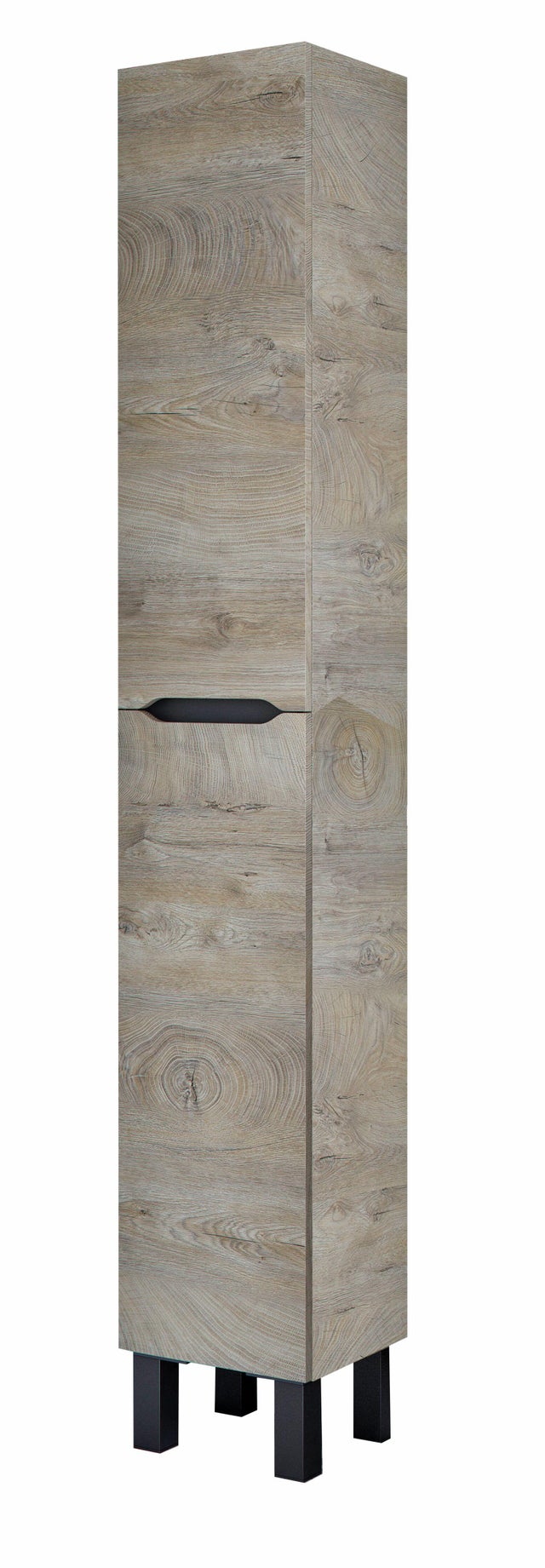 Columna de baño Lea imitación roble 30x182x25 cm