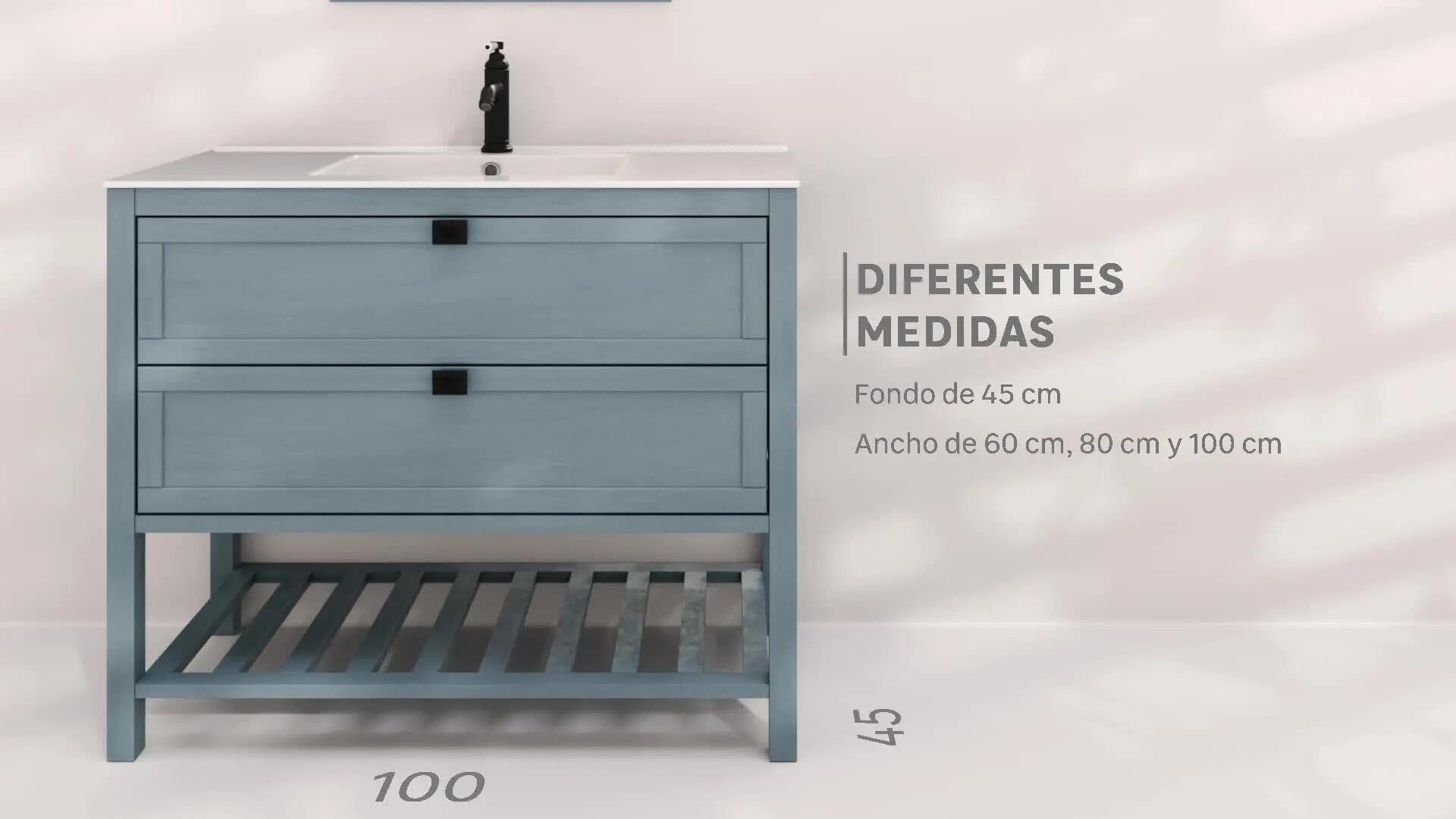 Mueble de baño Vintage