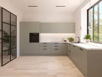 COSTADO PARA MUEBLE DE COCINA LISBOA VERDE MATE PET 80X37CM - 2