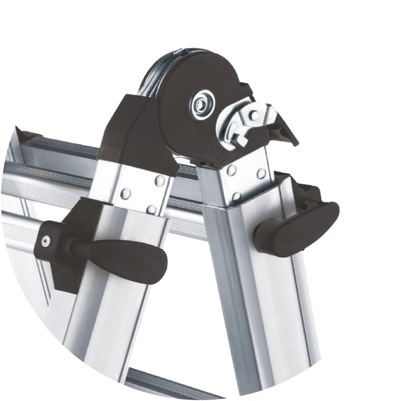 ESCALERA MULTIPOSICIÓN TELESCOPICA 5 PELDAÑOS - 6