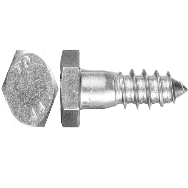 TORNILLOS PARA MADERA INOXIDABLES A2 8X80MM. 10UDS