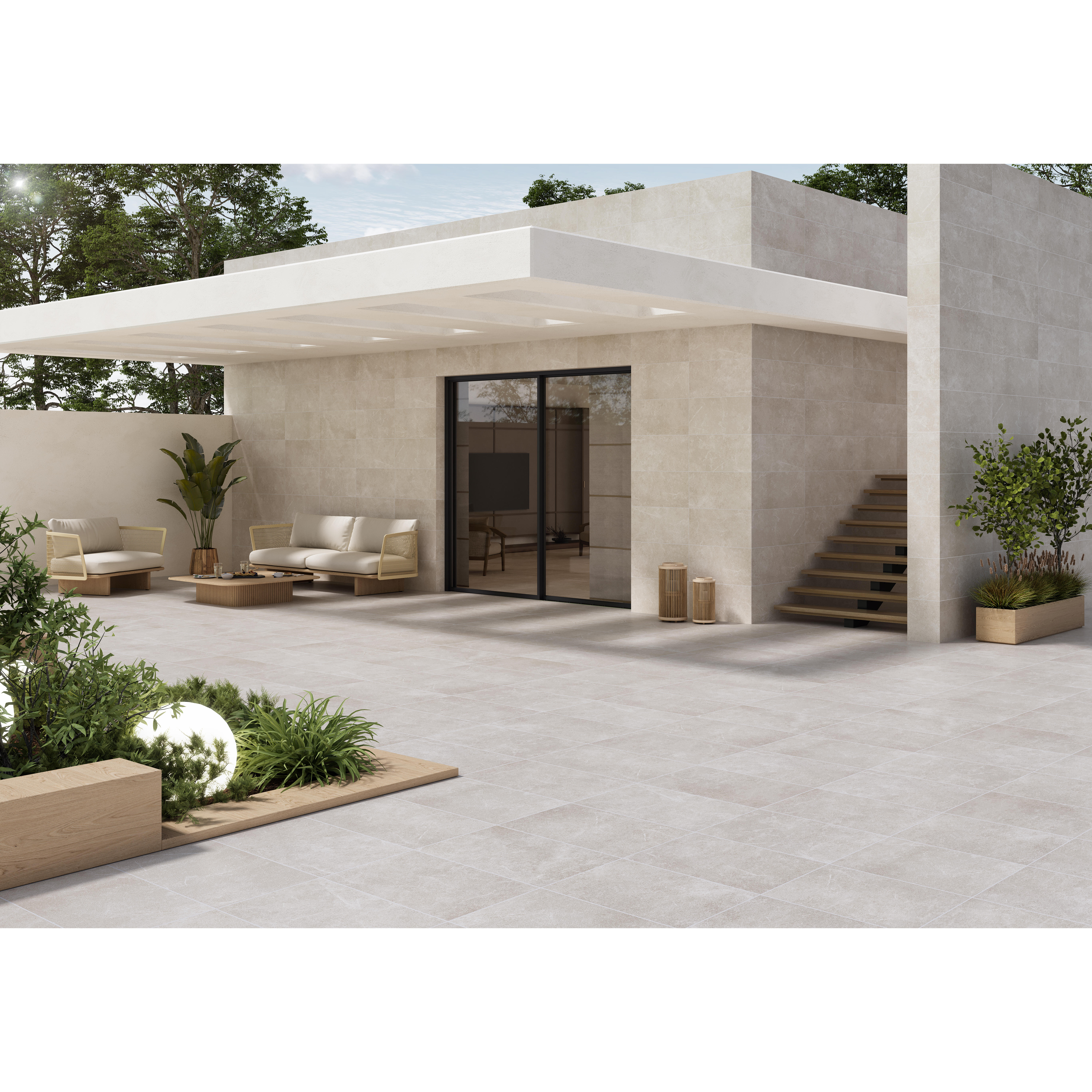 PORCELÁNICO PISCINA 37X75CM MARRACHI IVORY ANTIDESLIZANTE - 2