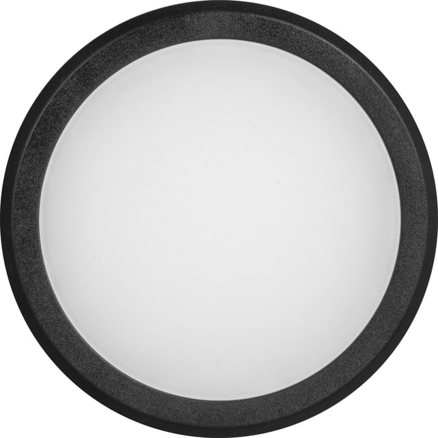 REGLETA LED CIRCULAR EXTRAPLANA RECARGABLE NEGRO