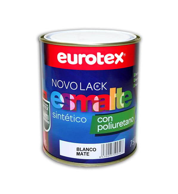 ESMALTE SINTÉTICO MATE NOVOLACK 750ML BLANCO - 1