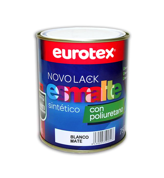 ESMALTE SINTÉTICO MATE NOVOLACK 750ML BLANCO
