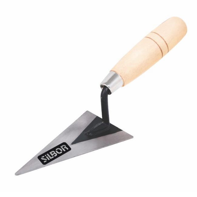 PALETIN PUNTA AGUDA 130MM SOLDADA MANGO MADERA - 1