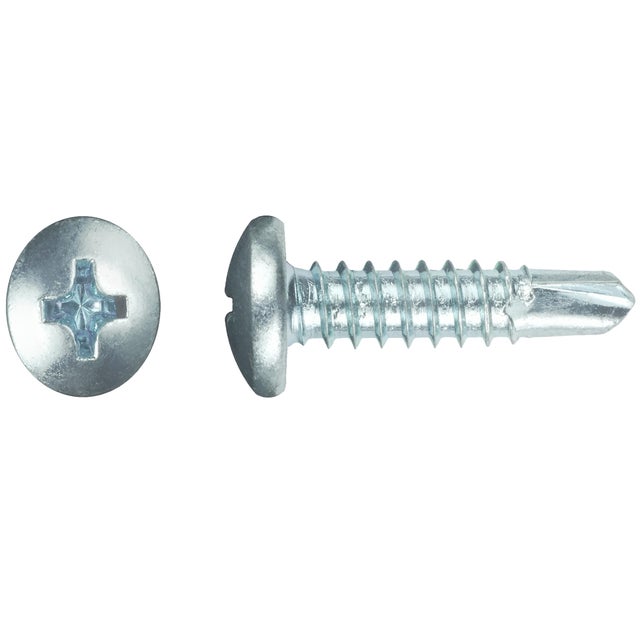 TORNILLOS ROSCA CHAPA PARA METAL CINCADOS 3,5X13MM. 50UDS