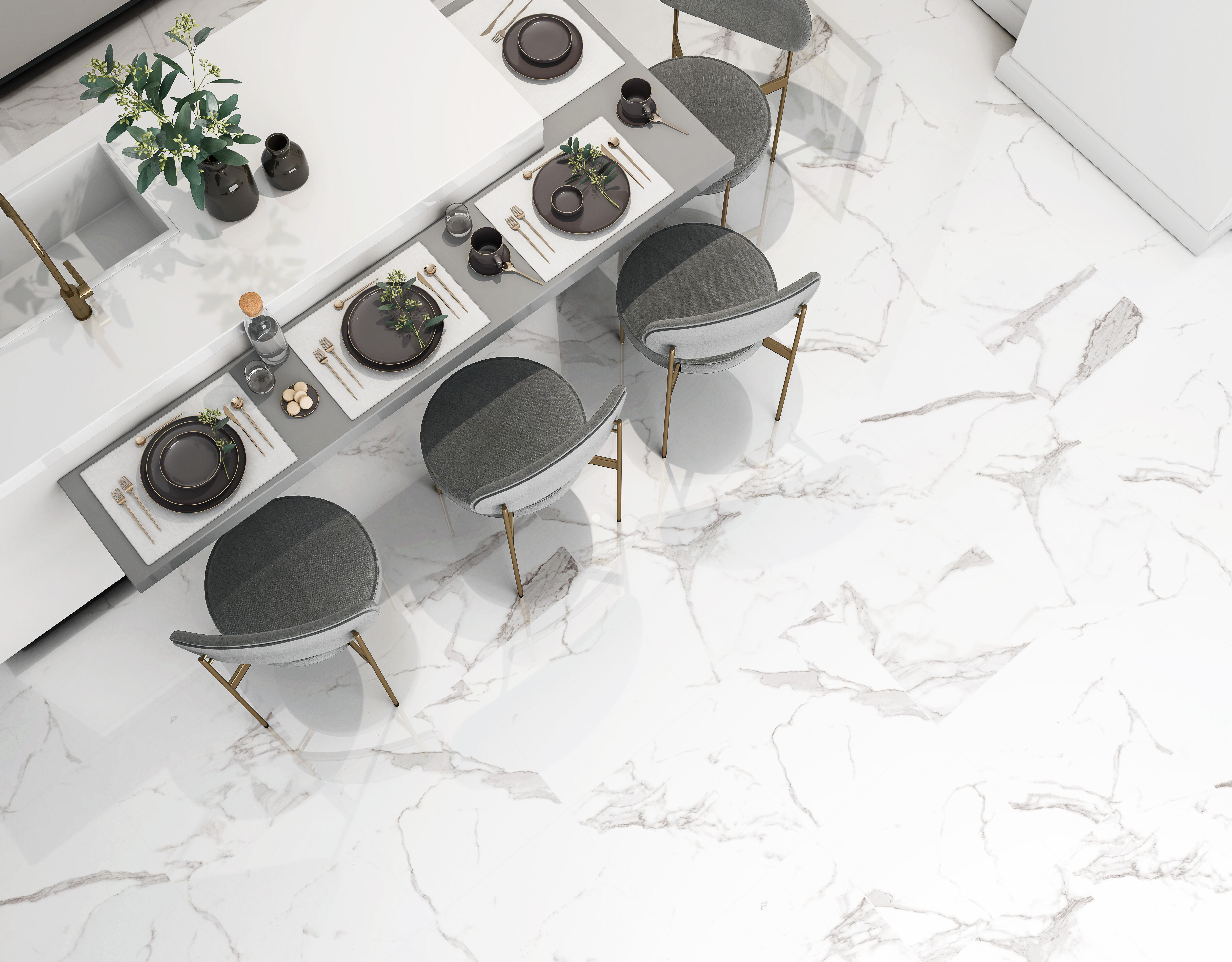 SUELO PORCELANICO 45x45CM TIBER BRILLO - 2