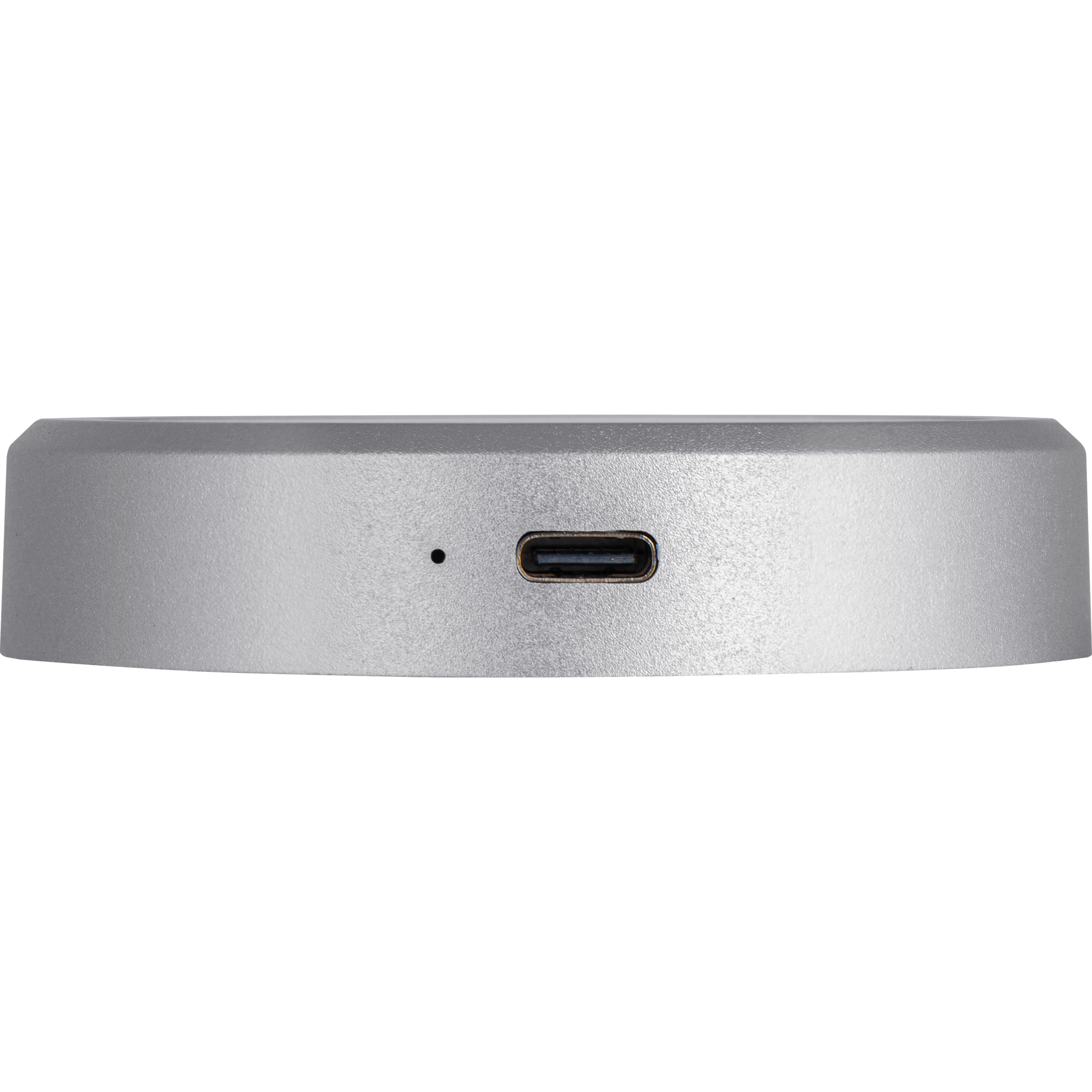 REGLETA LED CIRCULAR EXTRAPLANA RECARGABLE GRIS - 3