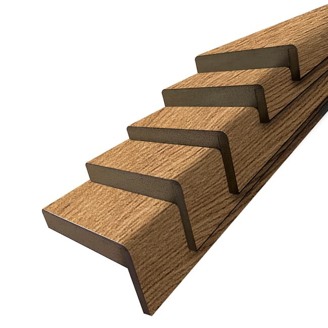 KIT MOLDURAS VINILO NOGAL ALA 10+25 - 1