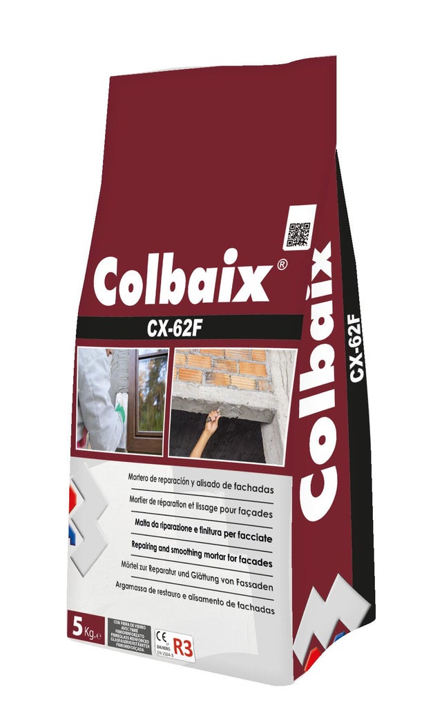 MORTERO REPARACION Y ALISADO R3 COLBAIX 5KG BLANCO