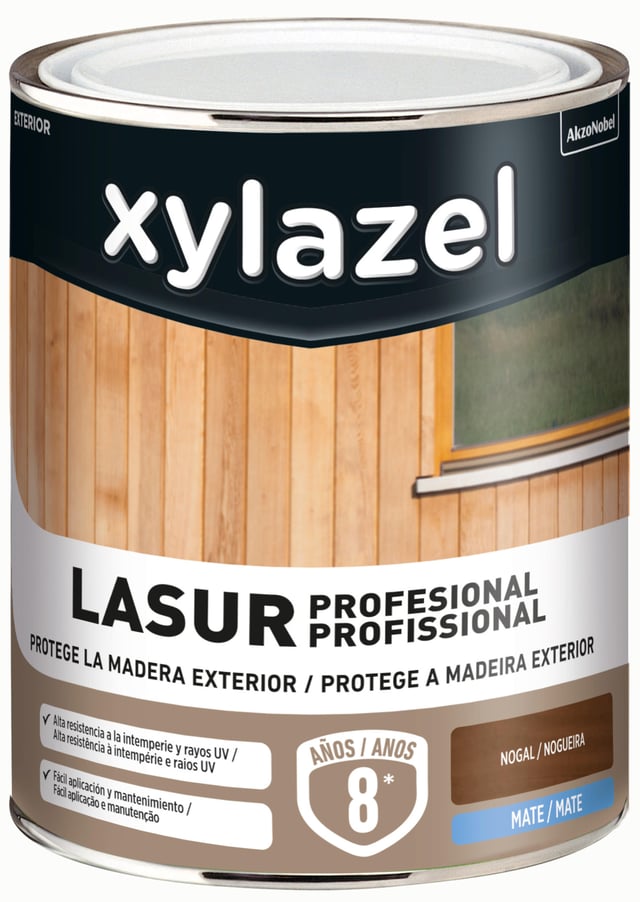 LASUR SINTÉTICO MATE XZ 4L NOGAL