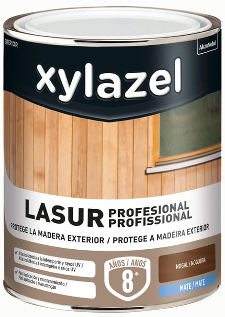 LASUR SINTÉTICO MATE XZ 4L NOGAL - 1