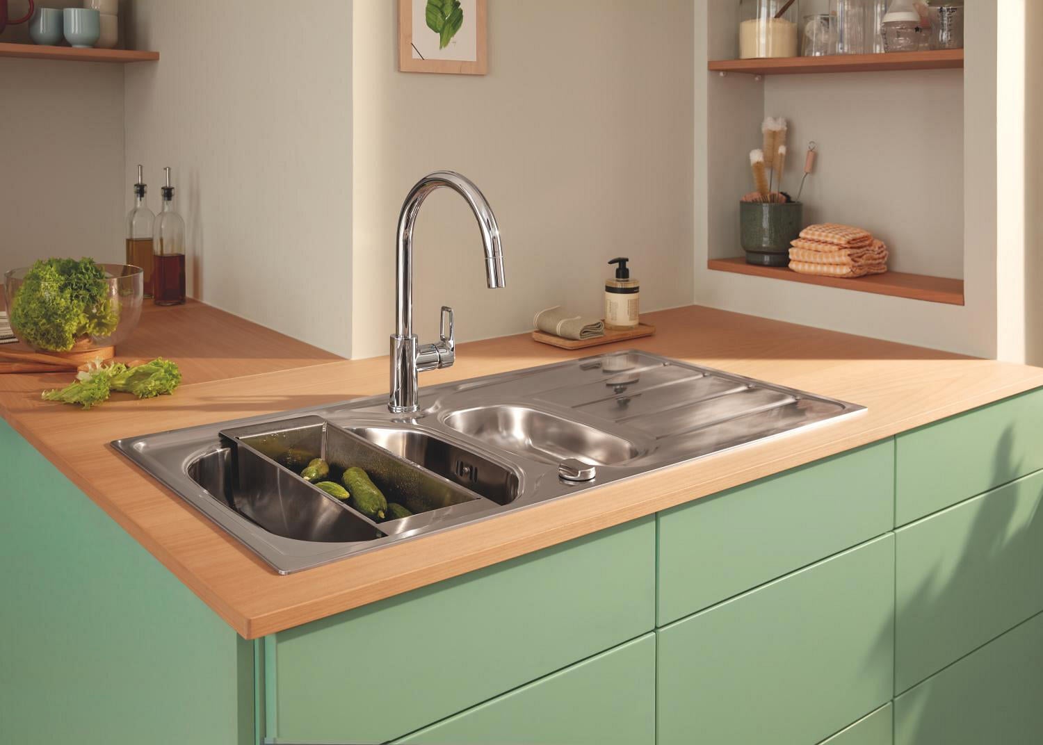 GRIFO DE COCINA EXTRAIBLE GROHE STARLOOP - 4