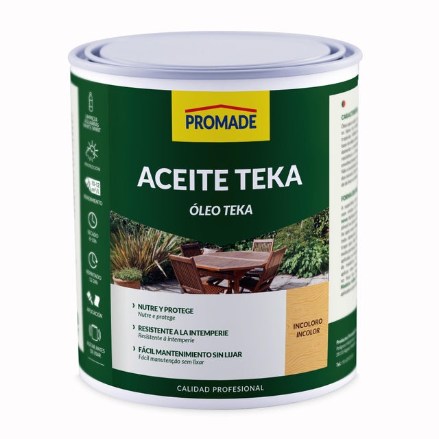 ACEITE DE TECA PROMADE 750ML INCOLORO
