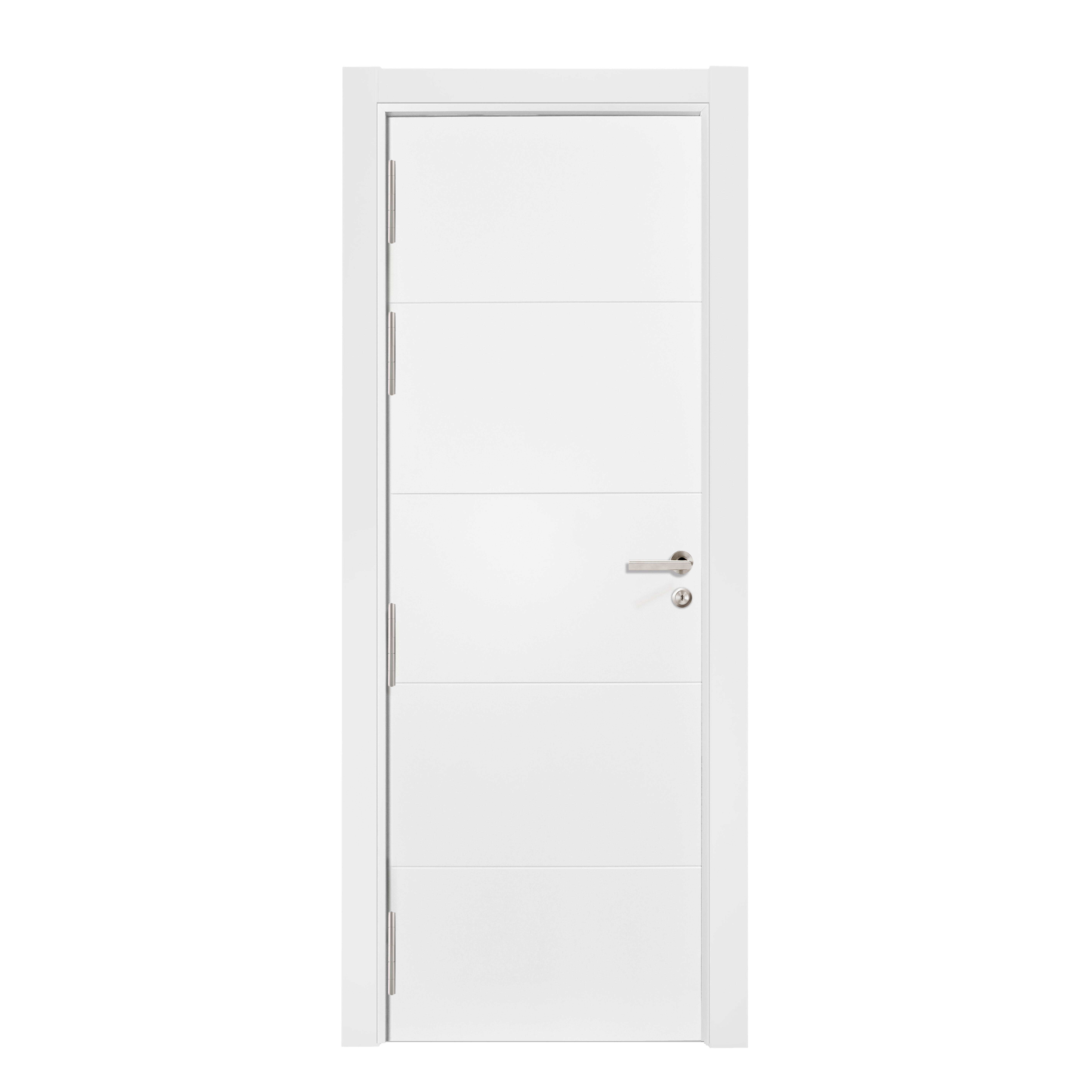 PUERTA INTERIOR BLINDADA VT5 LACADA BLANCA 3 PUNTOS IZQUIERDA - 2