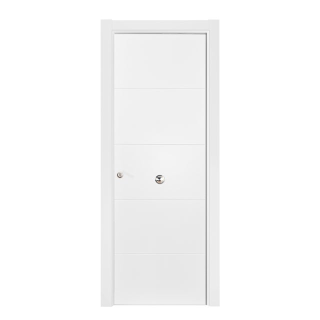 PUERTA INTERIOR BLINDADA INTERIOR 3 PUNTO VT5/LAC BLANCO DERECHA