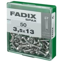 TORNILLOS ROSCA CHAPA PARA METAL ACERO INOX 3,5X13MM. 50UDS - 2