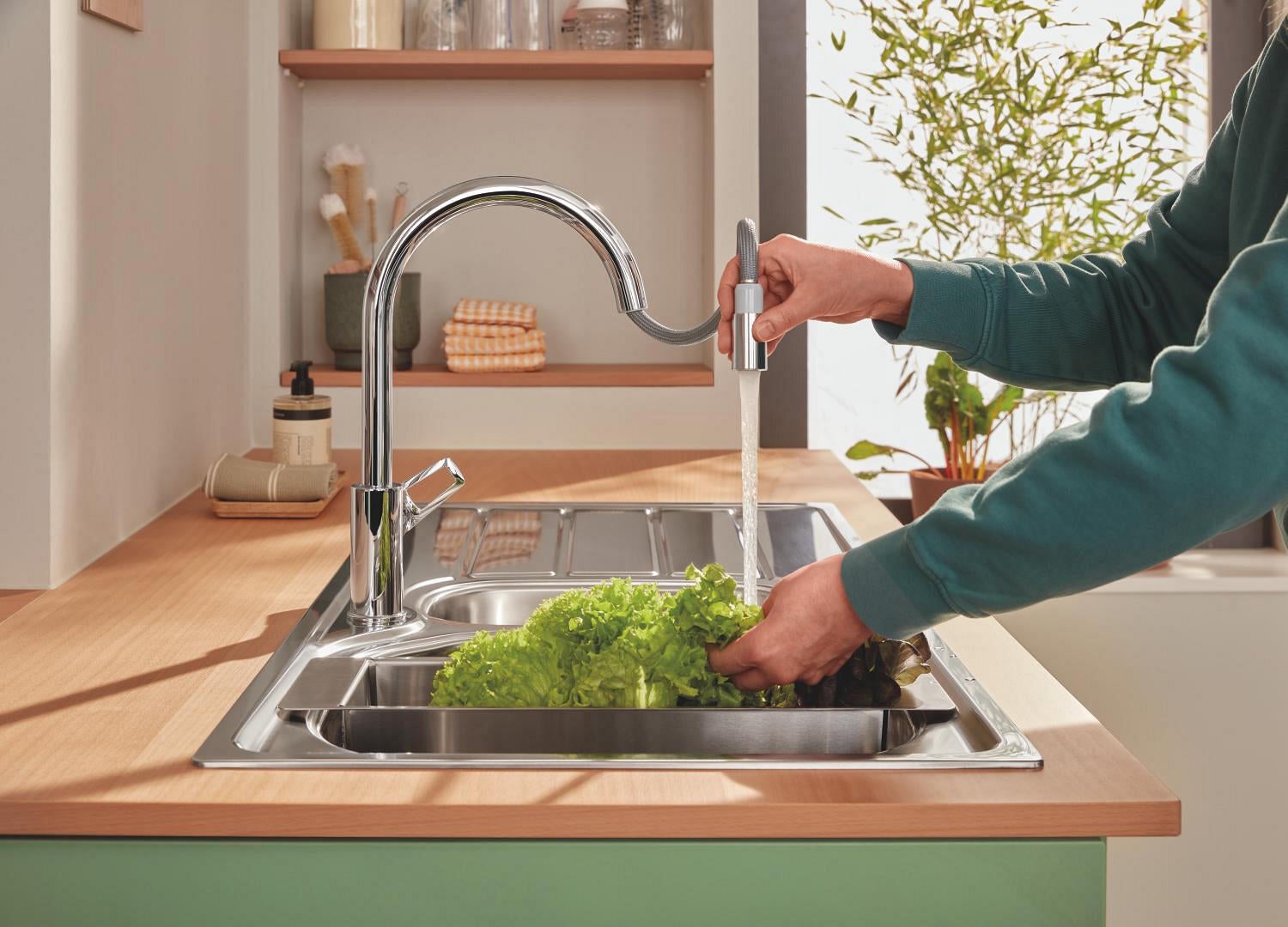 GRIFO DE COCINA EXTRAIBLE GROHE STARLOOP - 3