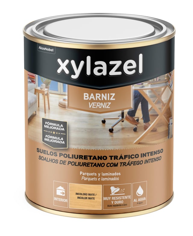 BARNIZ ACRILICO MATE TARIMA POLIUTERANO 4L INCOLORO